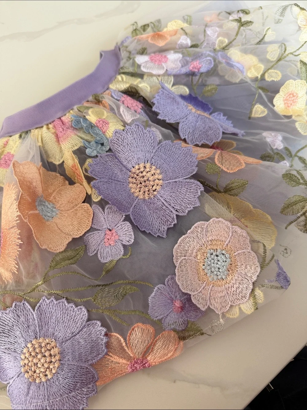 floral fairy wings and skirt for a todler- Pastel Lilac